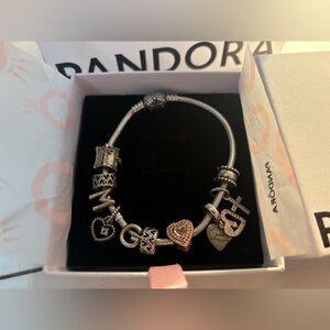 Pandora Charm Bracelet & Charms!
